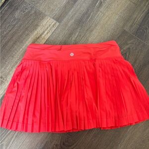 Lululemon Athletica Red Skater Skirt